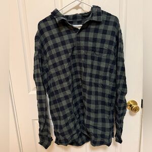 American Eagle Green/Blue Flannel Size XXL